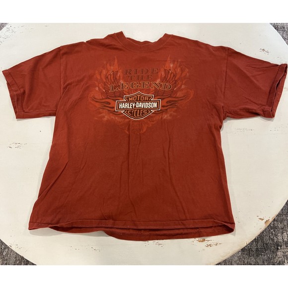 Harley Davidson Appalachian Mechanicsburg PA Ride Legend XL Beefy Tee Shirt Men - Picture 10 of 10